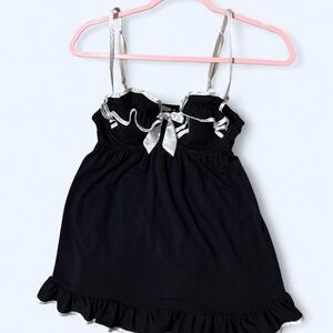 Victoria's Secret Black and White Babydoll